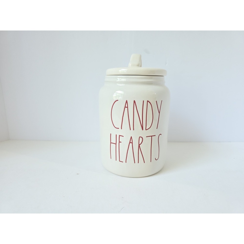 Rae Dunn Candy Hearts jar canister by Magenta